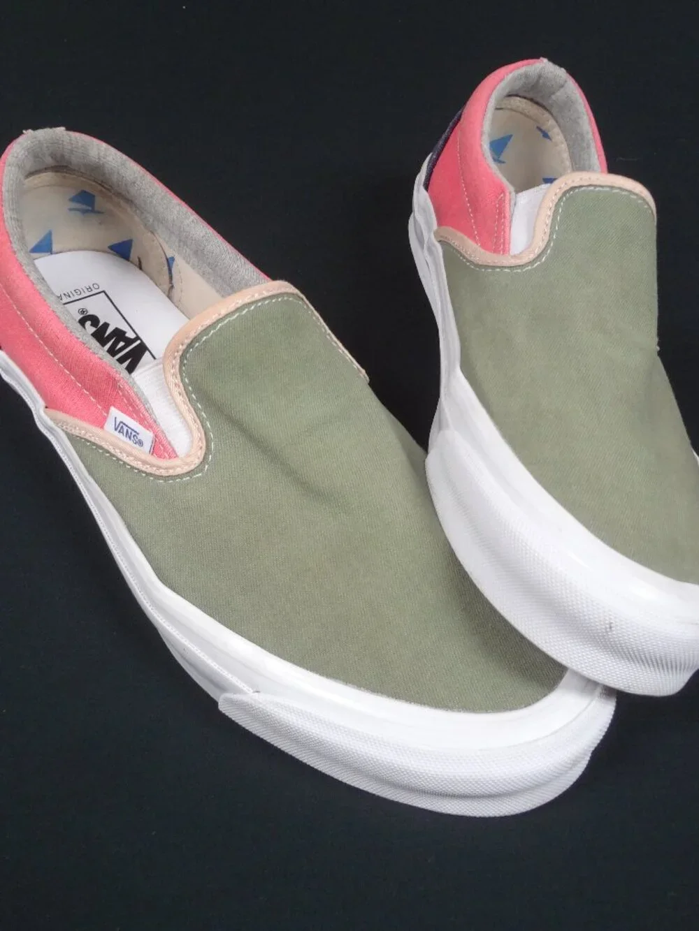 VANS VAULT OG CLASSIC SLIP-ON LX GEOFF MCFETRIDGE TRANSCENTCOASTAL MENS SIZE 11
